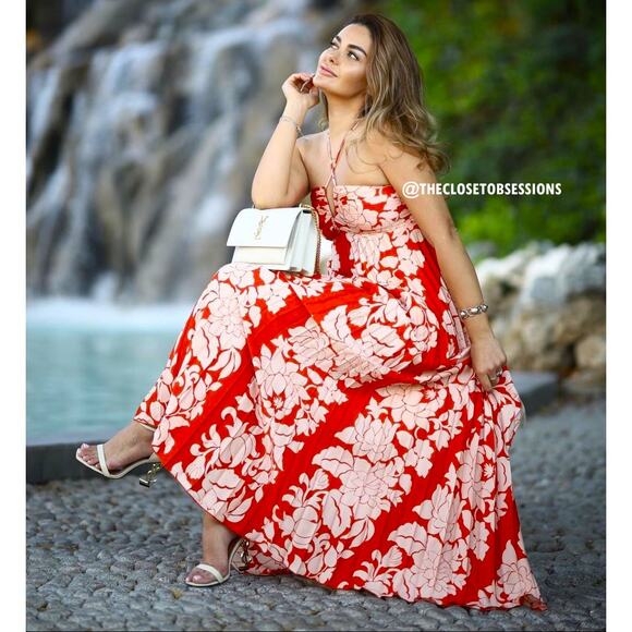 RARE!!! MANGO BLOGGER FAVE!!! Floral Maxi Dress NWT - Picture 15 of 16